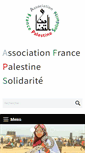 Mobile Screenshot of france-palestine.org